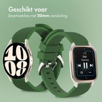 imoshion Flexibel Siliconen bandje Samsung Galaxy Watch 7 40/44 mm - Donkergroen