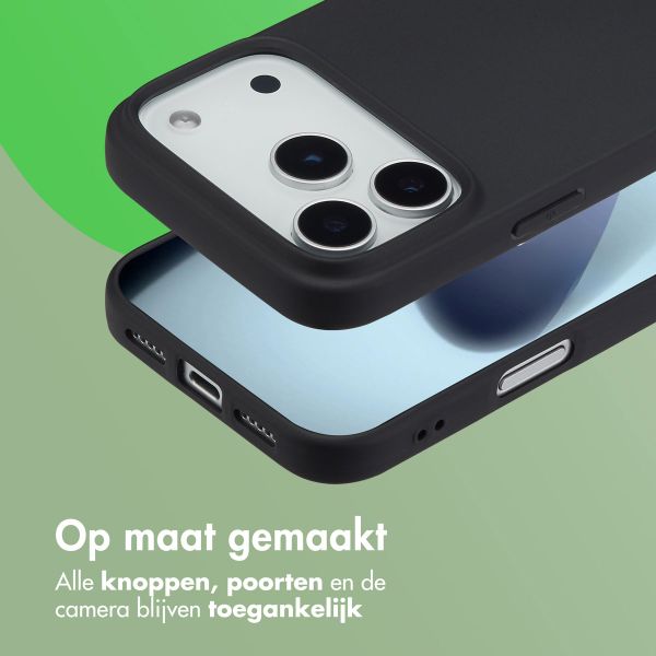 imoshion Color Backcover Apple iPhone 17 Pro - Zwart