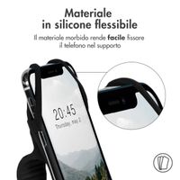imoshion Siliconen Telefoonhouder Fiets - Universeel - Zwart