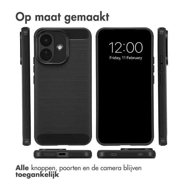 imoshion Brushed Backcover Xiaomi Redmi Note 17 Pro - Zwart