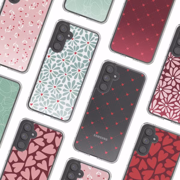 imoshion Design hoesje Samsung Galaxy A54 (5G) - Bloom Love Sage Green