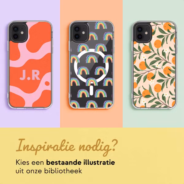 Ontwerp je eigen MagSafe Clear Case Apple iPhone 12 (Pro) - Transparant