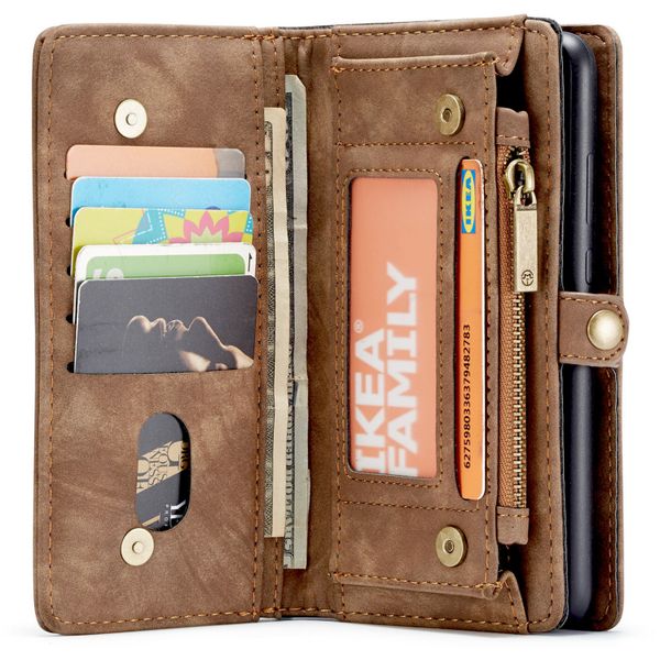 CaseMe Luxe Lederen 2 in 1 Portemonnee Bookcase Samsung Galaxy A70
