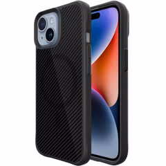 imoshion Rugged Hybrid Carbon Case met MagSafe Apple iPhone 15 Plus - Zwart