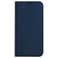 Dux Ducis Slim Softcase Bookcase iPhone 14 - Donkerblauw