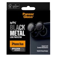 PanzerGlass Hoops Optic Rings Camera Protector Apple iPhone Duo - Zwart