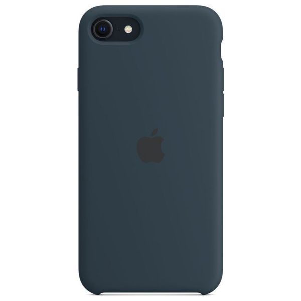 Apple Silicone Backcover Apple iPhone SE (2022 / 2020) / 8 / 7 - Abyss Blue