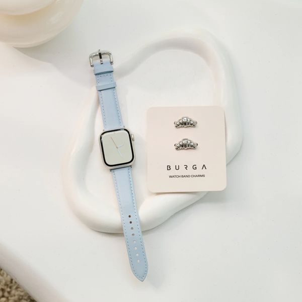Burga Genuine Leather Band Apple Watch | 38/40/41/42 mm - Dream / Silver