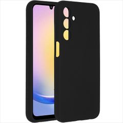 Accezz Liquid Silicone Backcover Samsung Galaxy A25 (5G) - Zwart