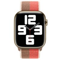 Apple Sport Loop Band Apple Watch Series 1-9 / SE - 38/40/41 mm / Series 10 - 42 mm - Pink Pomelo/Tan