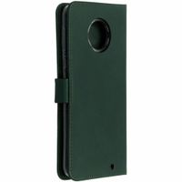 Selencia Echt Lederen Bookcase Motorola Moto G6 Plus