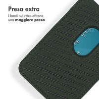 Accezz Leren Kaarthouder - Geschikt voor MagSafe en Qi2 - Cedar Green