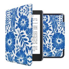 imoshion Design Slim Hard Case Sleepcover Kobo Nia - Flower Tile