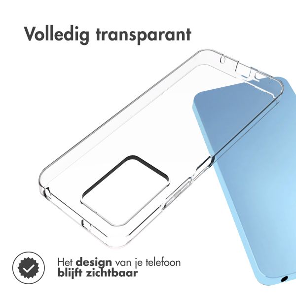 Accezz Clear Backcover Xiaomi Redmi Note 12 (4G) - Transparant