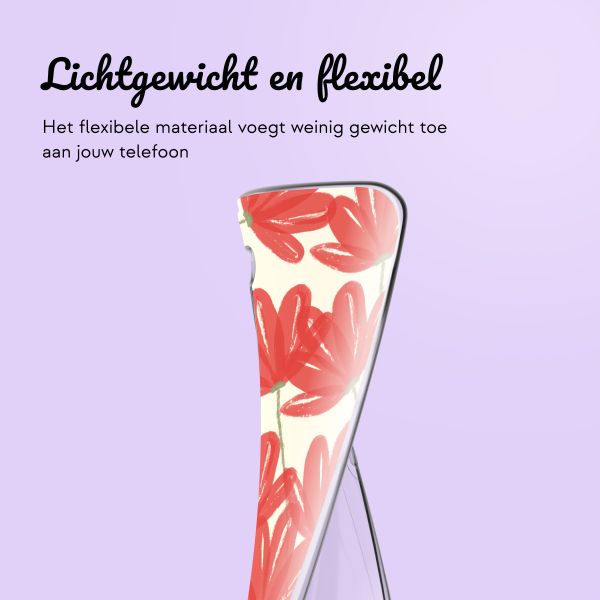 Hoesje met eigen foto en/of tekst Samsung Galaxy A54 (5G) - Bloemen