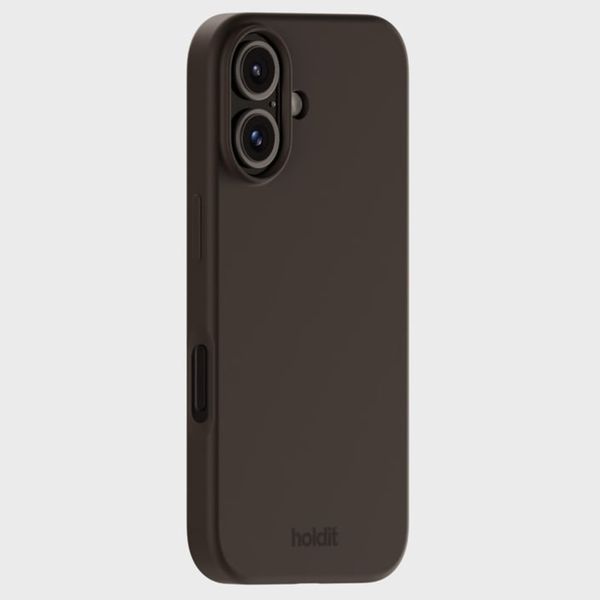 Holdit Silicone Case Apple iPhone 16 - Chocolate