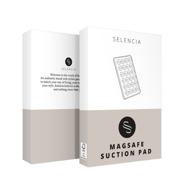 Selencia MagSafe zuignap telefoonhouder - Zwart