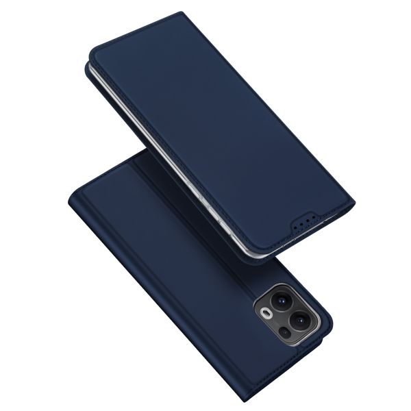 Dux Ducis Slim Softcase Bookcase Oppo Reno 13 Pro - Donkerblauw
