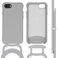 imoshion Color Backcover met afneembaar koord Apple iPhone SE (2022 / 2020) / 8 / 7 - Grijs