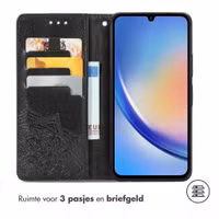 imoshion Mandala Bookcase Samsung Galaxy A35 - Zwart