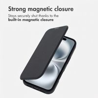 imoshion Transparent Bookcase with MagSafe Apple iPhone 16 - Black