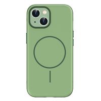 imoshion Color Backcover met Thin MagSafe Ring Apple iPhone 15 - Donkergroen