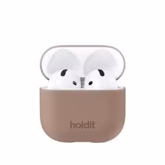 Holdit Silicone Case Apple AirPods 4 - Mocha Brown