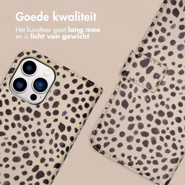 imoshion Design Bookcase Apple iPhone 12 (Pro) - Black And White Dots