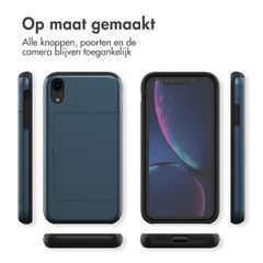 imoshion Backcover met pasjeshouder iPhone Xr - Donkerblauw