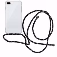 imoshion Backcover met koord Apple iPhone 8 Plus / 7 Plus - Zwart & Goud