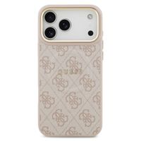 Guess Classic 4G Logo Backcover met MagSafe Apple iPhone 17 Pro Max - Roze