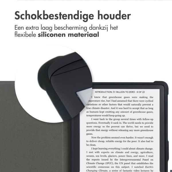 imoshion Slim Soft Case Bookcase Pocketbook Touch Lux 5 / HD 3 / Basic Lux 4 / Vivlio Lux 5 - Donkerblauw