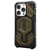 UAG Monarch Pro Backcover iPhone 15 Pro - Kevlar Element Green