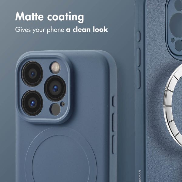 imoshion Colour Back Cover with MagSafe Apple iPhone 15 Pro - Dark Blue
