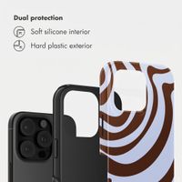 Selencia Vivid Back Cover Apple iPhone 16 Pro Max - Dream Swirl Chocolate