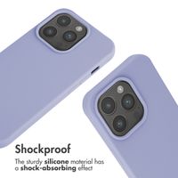 imoshion Silicone Case with Strap Apple iPhone 15 Pro - Purple