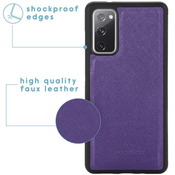 imoshion Luxe Portemonnee Samsung Galaxy S20 FE - Paars