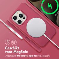 imoshion Color Backcover met afneembaar koord MagSafe Apple iPhone 15 Pro - Raspberry