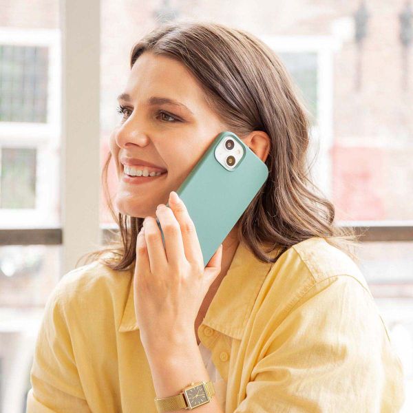Accezz Liquid Silicone Back Cover with MagSafe Apple iPhone 16 Pro Max - Dark Green