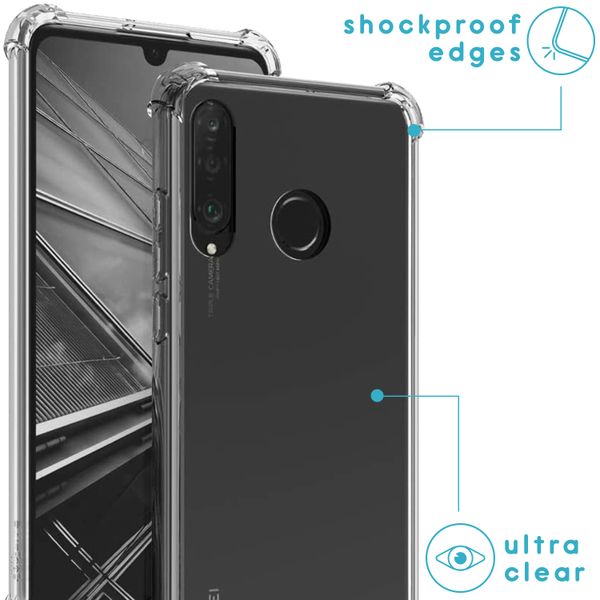 imoshion Backcover met koord Huawei P30 Lite - Zwart & Goud