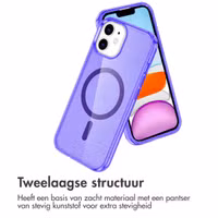 imoshion Sparkle Backcover met MagSafe Apple iPhone 12 (Pro) - Glitter Paars