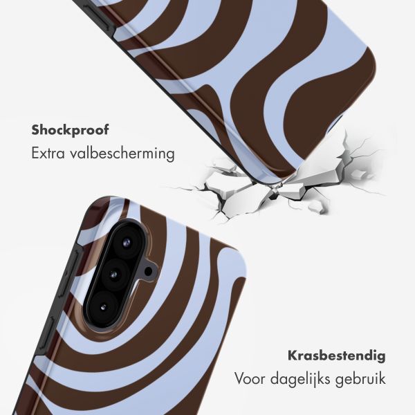 Selencia Vivid Backcover Samsung Galaxy A57 (5G) - Dream Swirl Chocolate