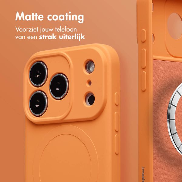 imoshion Color Backcover met MagSafe Apple iPhone 17 Pro - Neon Orange