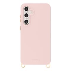 Selencia Rivièra MagSafe Backcover met afneembare haakjes Samsung Galaxy S24 FE - Sorbet Pink