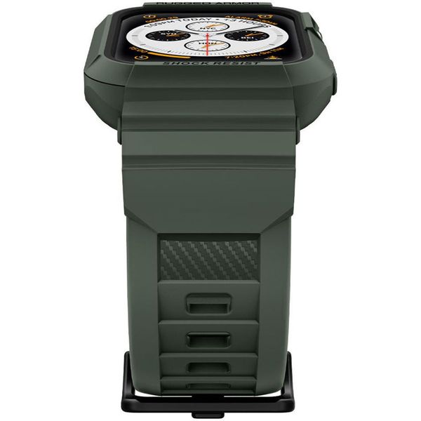 Spigen Rugged Armor™ Pro case Apple Watch 40 mm / 41 mm - Groen