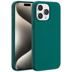 Accezz Liquid Silicone Case with MagSafe Apple iPhone 15 Pro Max - Forest Green