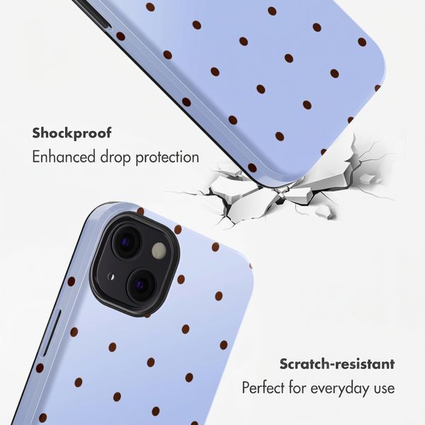 Selencia Vivid Back Cover Apple iPhone 13 - Happy Dots Digital Sky