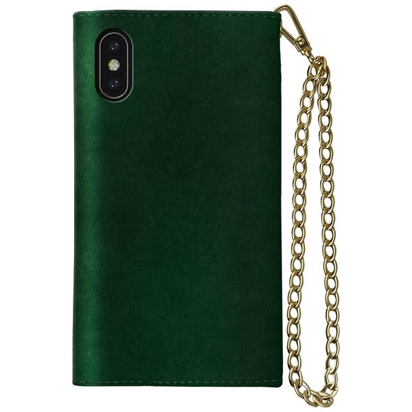 iDeal of Sweden Mayfair Clutch Velvet iPhone Xs / X - Groen