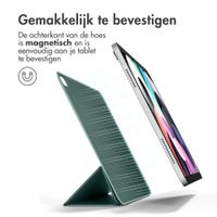 imoshion Magnetic Bookcase iPad Air 11 inch (2024) M2 / Air 5 (2022) / Air 4 (2020) - Donkergroen