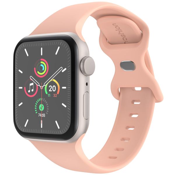 imoshion Siliconen⁺ bandje Apple Watch Series 1 t/m 9 / SE (38/40/41 mm) | Series 10 (42 mm) - Vintage Rose - Maat S/M